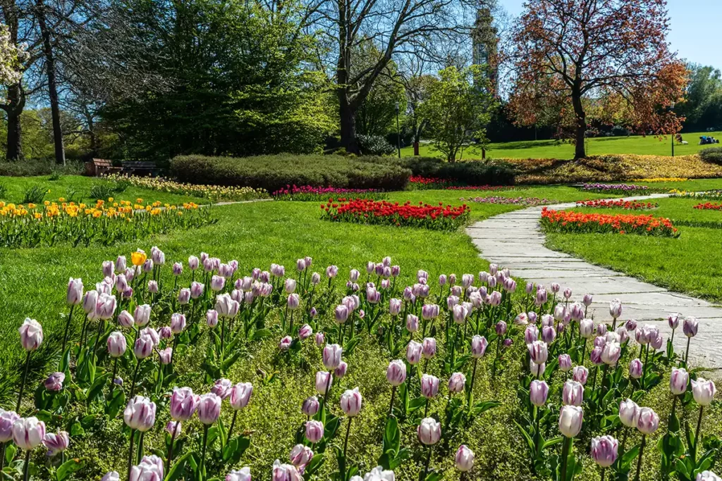 Grugapark mit Kindern